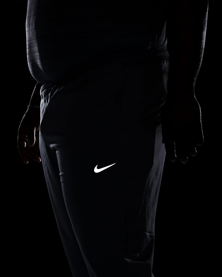 Nike black running pants best sale